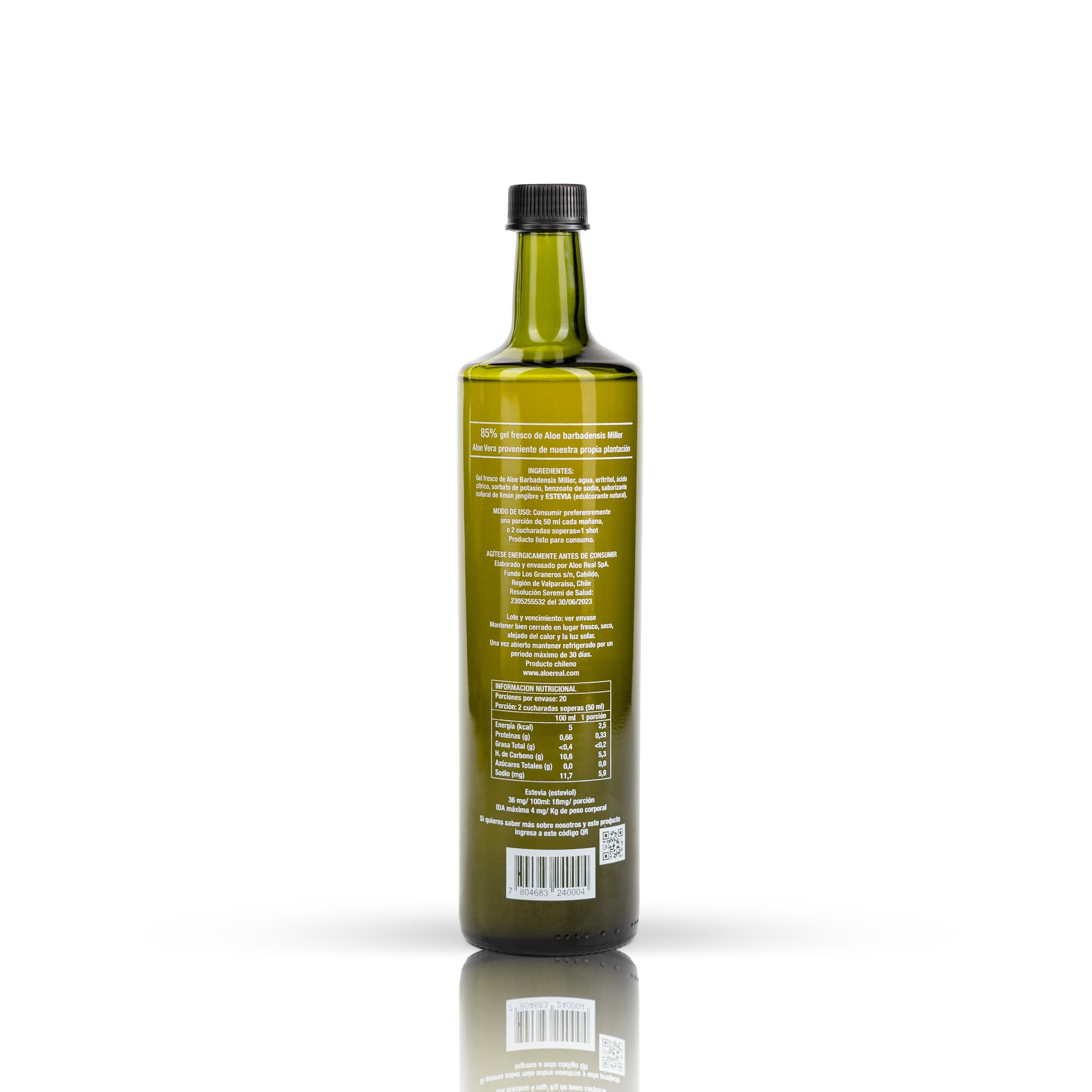 Gel de Aloe Vera 980 ml - Sabor Limón Jengibre