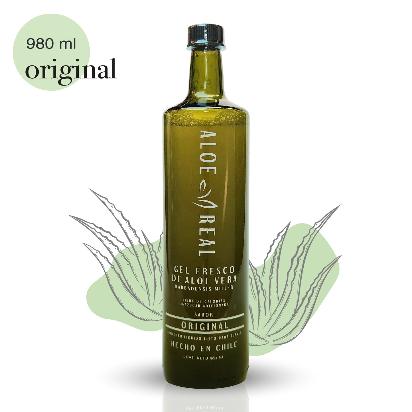 Gel de Aloe Vera 980 ml - Sabor Original