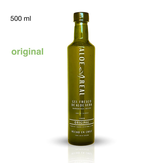 Gel fresco de Aloe Vera - Sabor Original - 500 ml